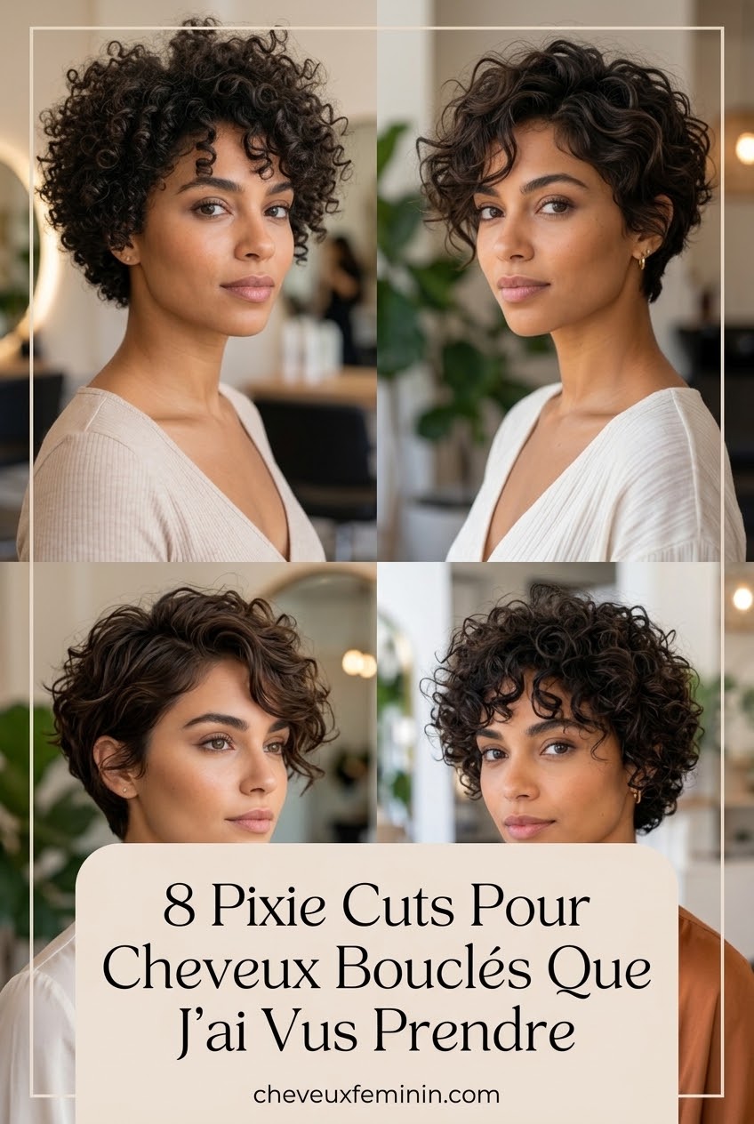 8 Pixie Cuts Pour Cheveux Bouclés Que J'ai Vus Prendre