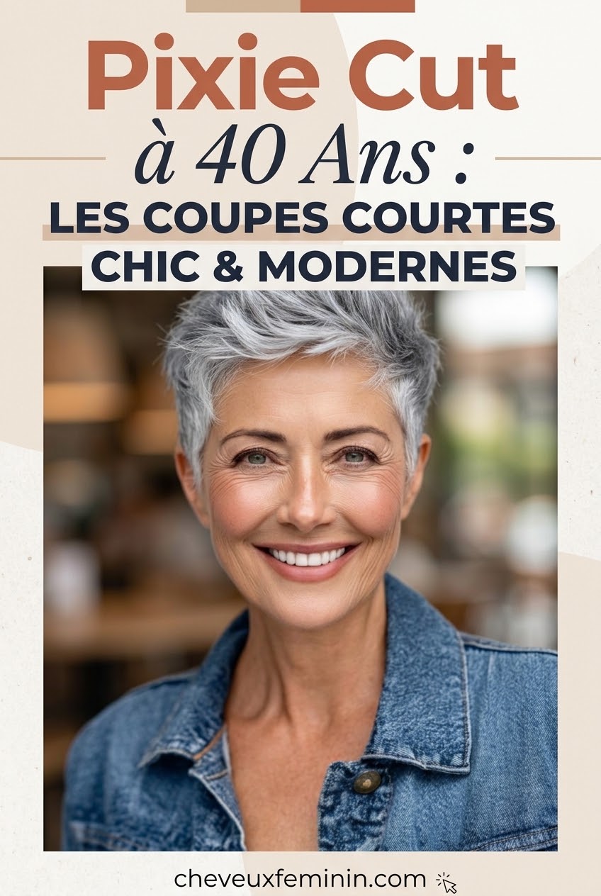 Pixie Cut à 40 Ans : Les Coupes Courtes Chic & Modernes à Adopter