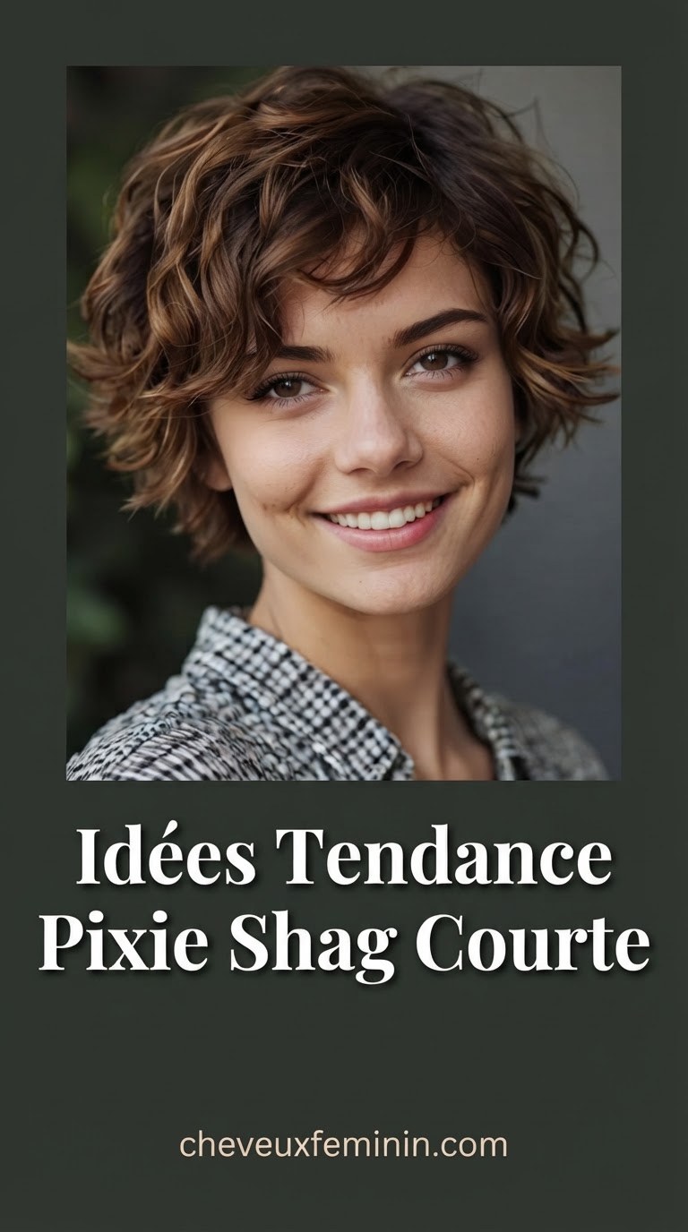 Idées Tendance Pixie Shag Courte