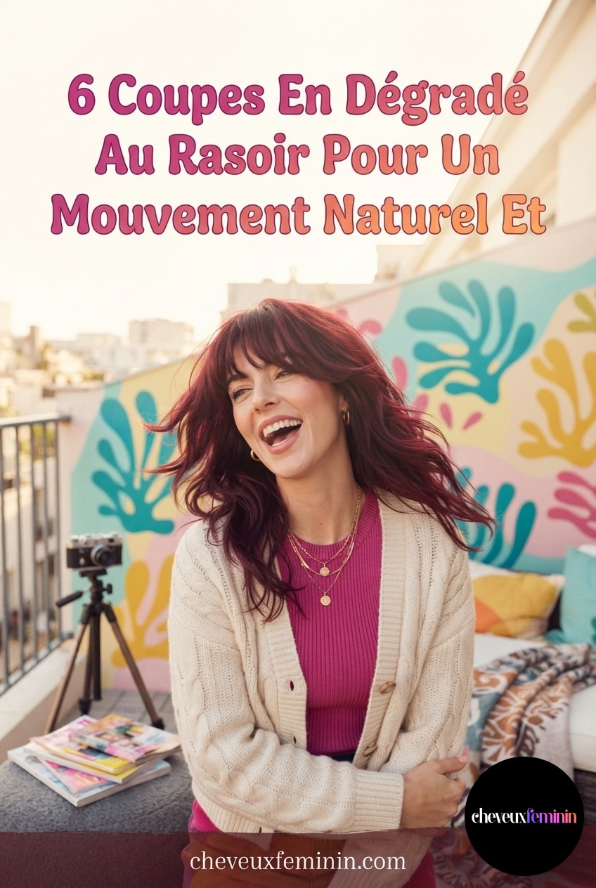 6 Coupes En Dégradé Au Rasoir Pour Un Mouvement Naturel Et