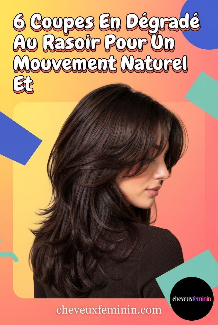 6 Coupes En Dégradé Au Rasoir Pour Un Mouvement Naturel Et