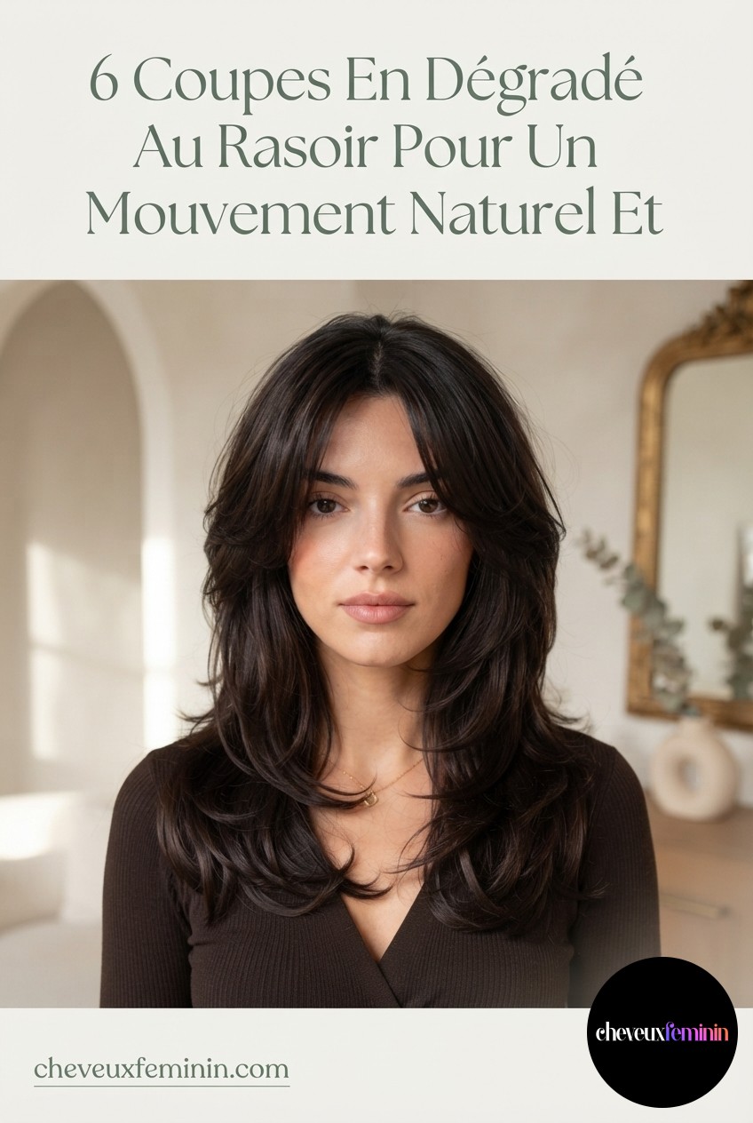 6 Coupes En Dégradé Au Rasoir Pour Un Mouvement Naturel Et