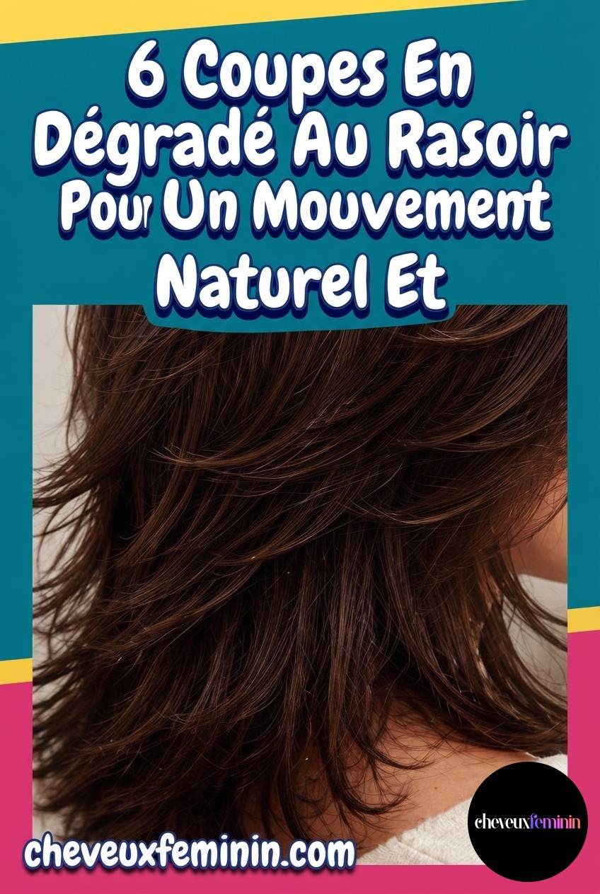 6 Coupes En Dégradé Au Rasoir Pour Un Mouvement Naturel Et