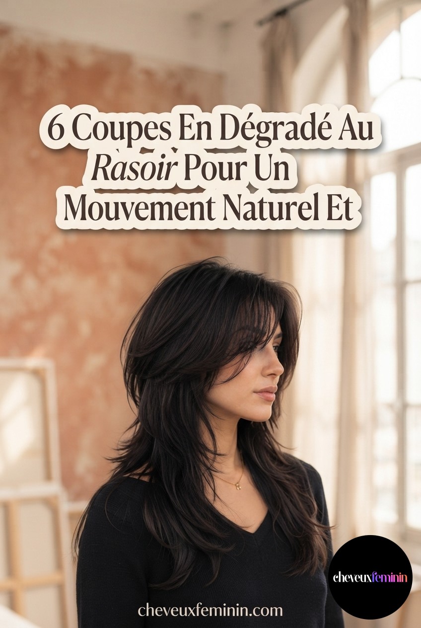 6 Coupes En Dégradé Au Rasoir Pour Un Mouvement Naturel Et
