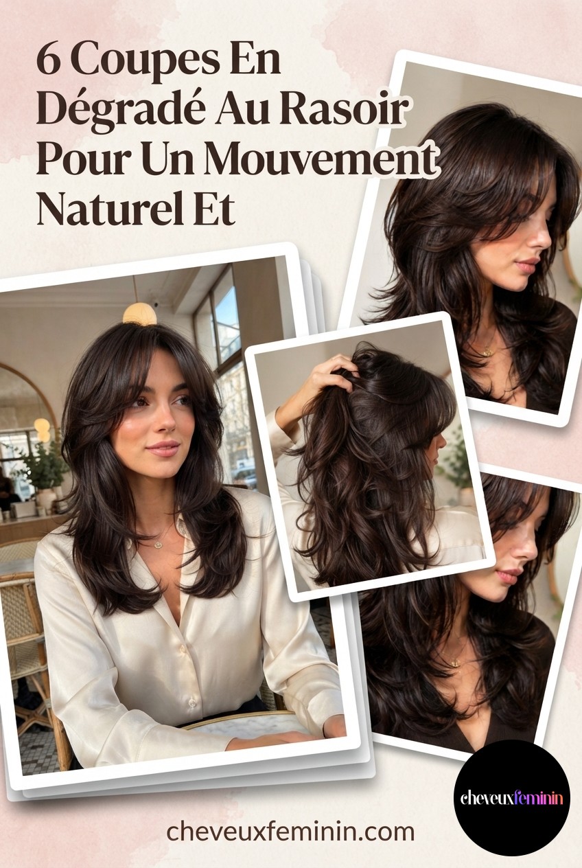 6 Coupes En Dégradé Au Rasoir Pour Un Mouvement Naturel Et