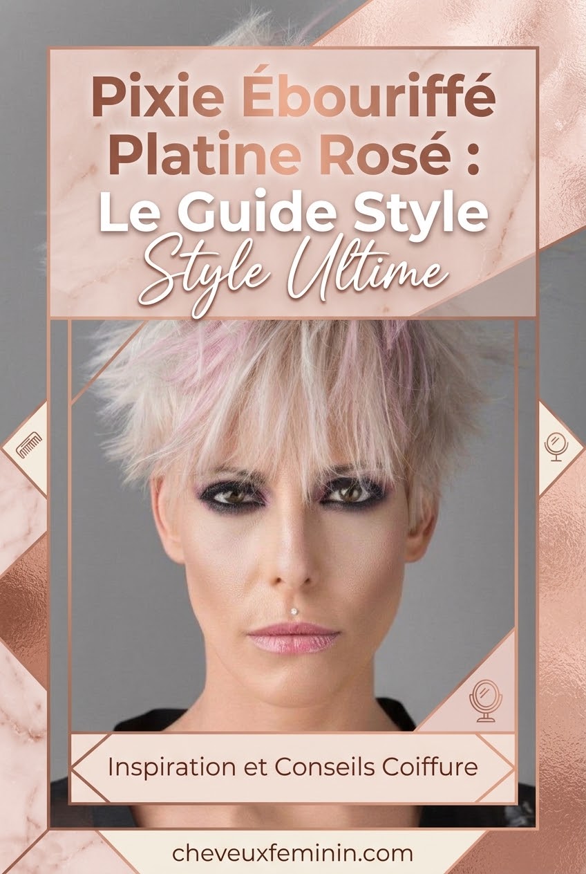Pixie Ébouriffé Platine Rosé : Le Guide Style Ultime