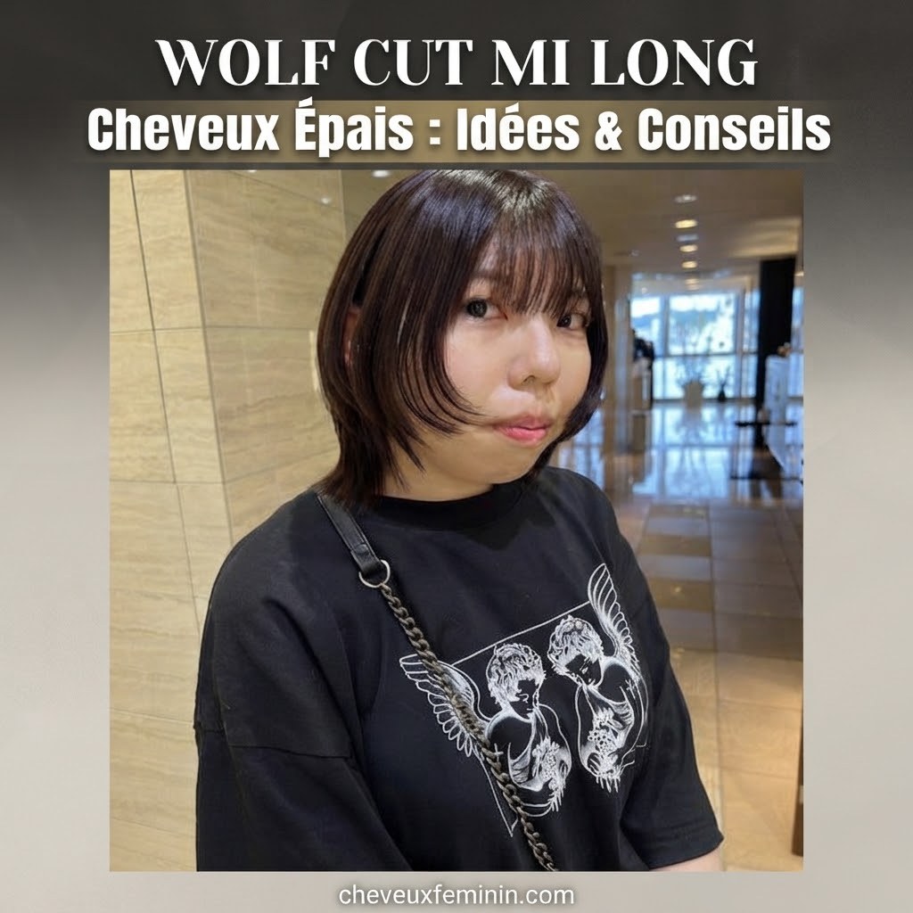 Wolf Cut Mi Long Cheveux Épais : Idées & Conseils