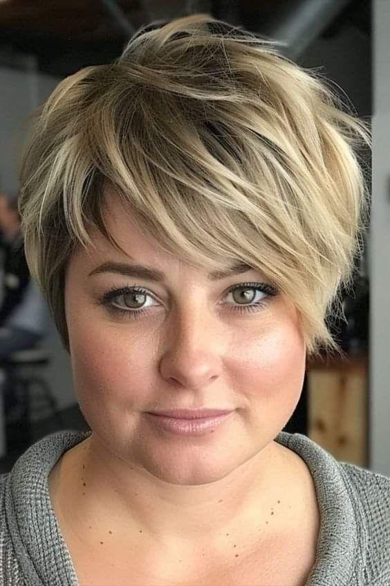 Pixie cut dégradée femme