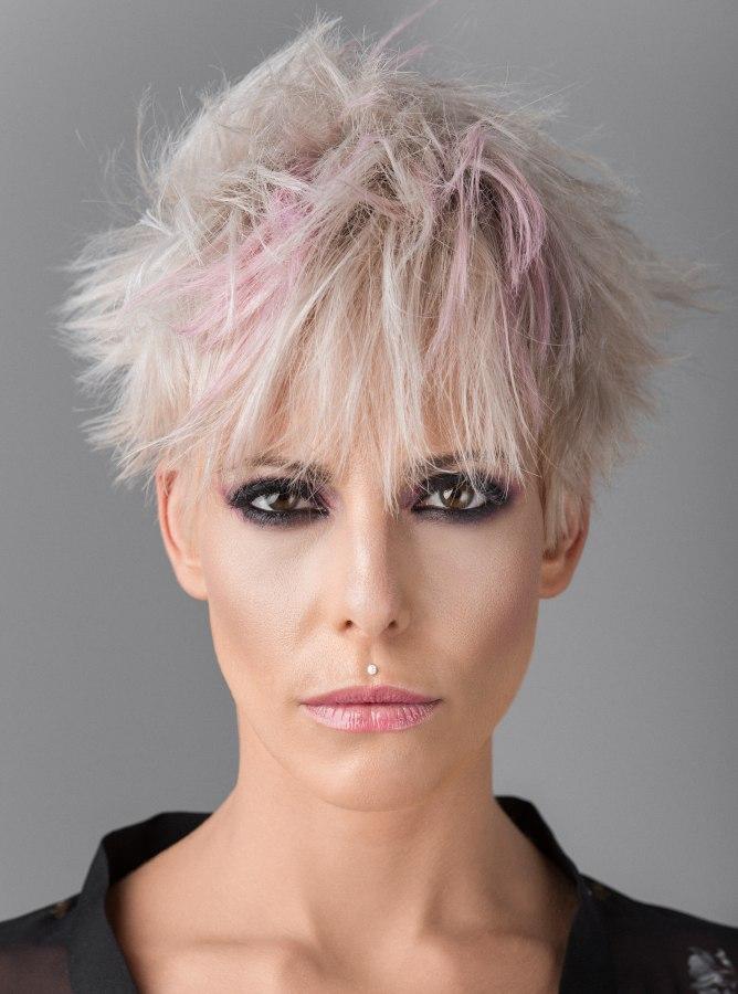 Pixie urbaine platine rose