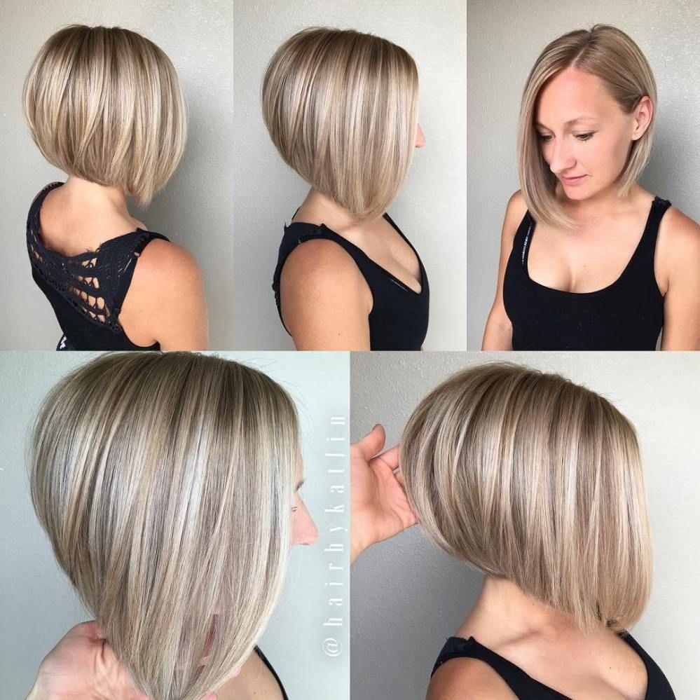 Longueurs bob plongeant cheveux fins