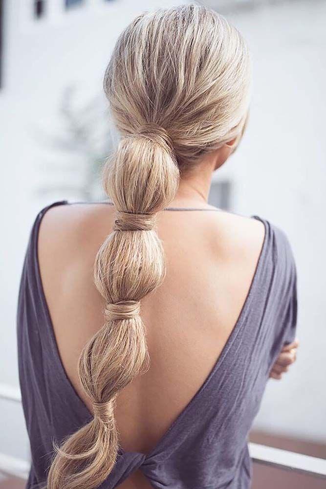 Queue de cheval bulle cheveux fins