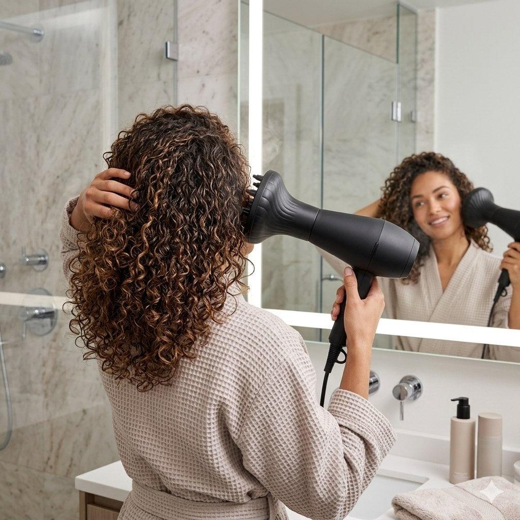 Diffuseur séchage cheveux bouclés